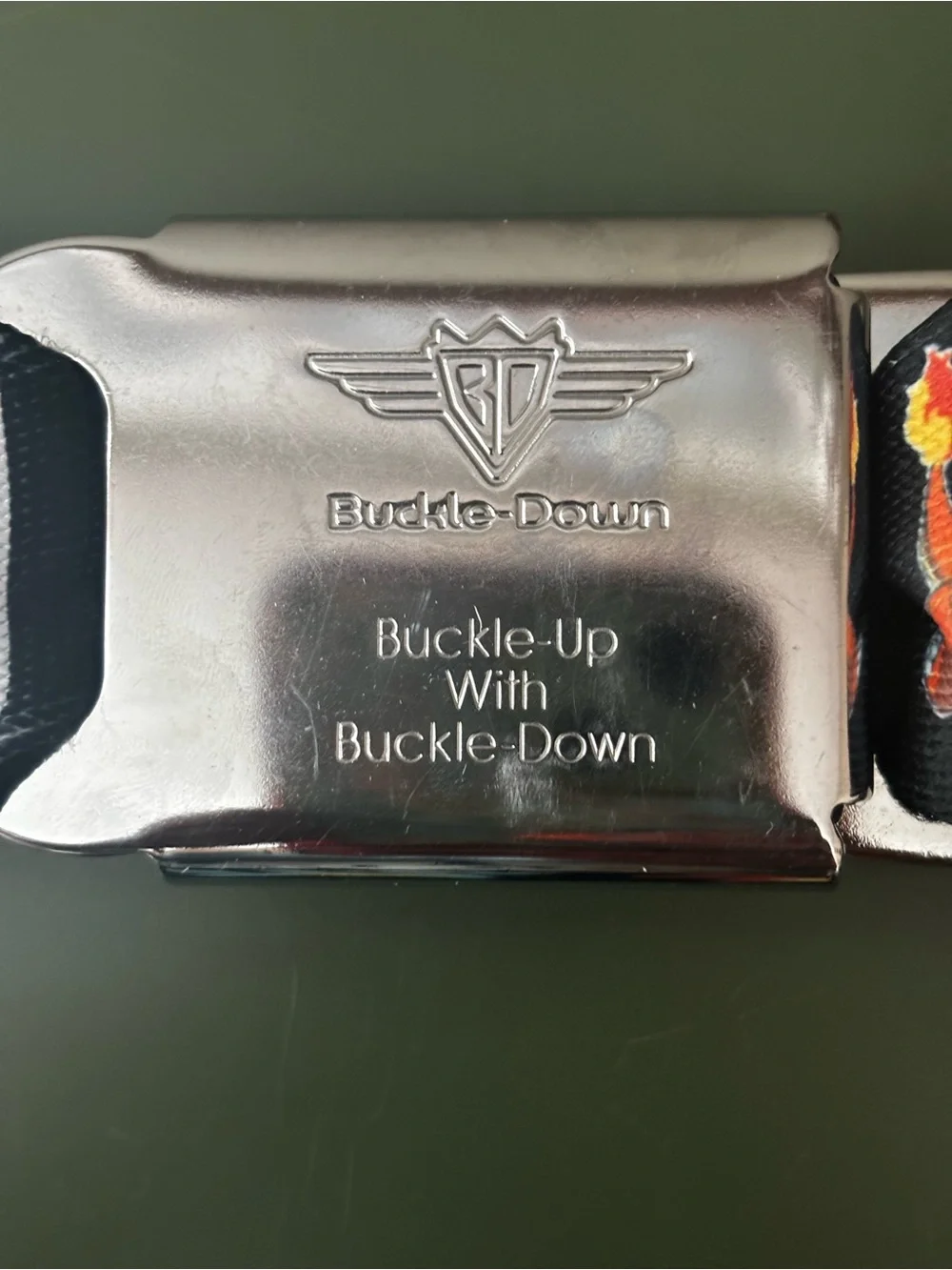 Buckle-Down black seatbelt